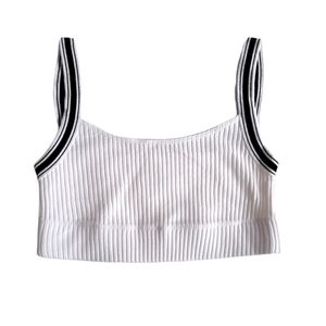 American apparel white crop top